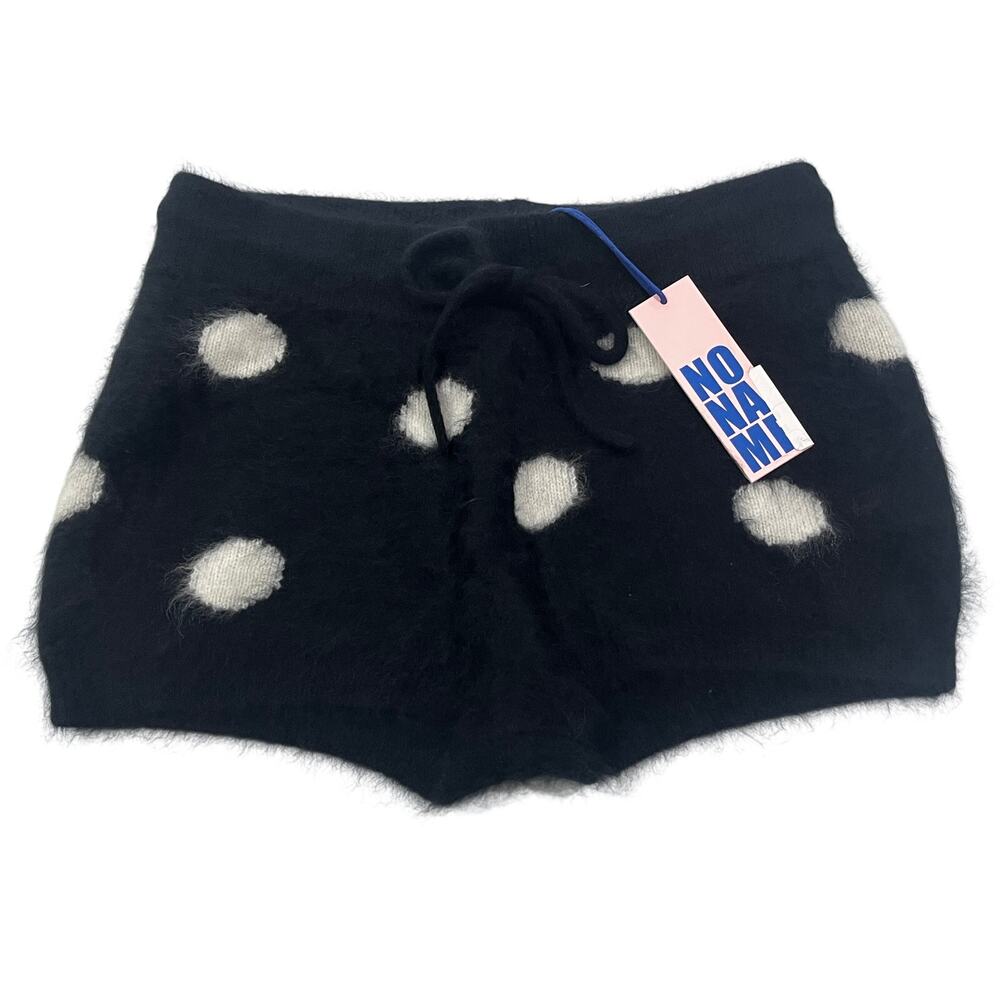 15-83 NONAME by NAKED CASHMERE NWT $295 100% Cashmere Dotty Boy Shorts M